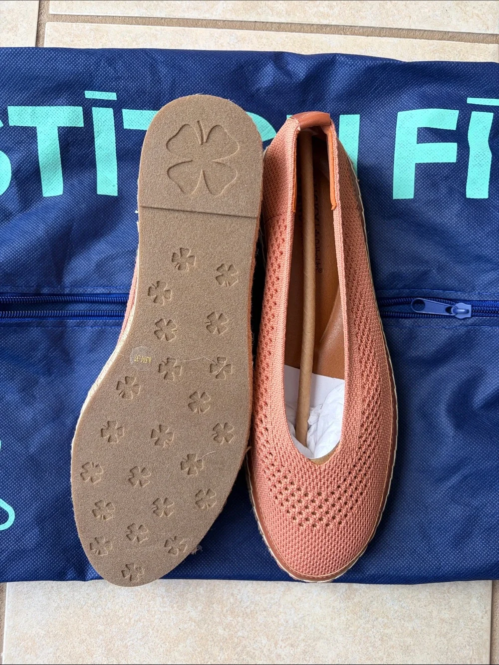 Orena knit Espadrille Flats